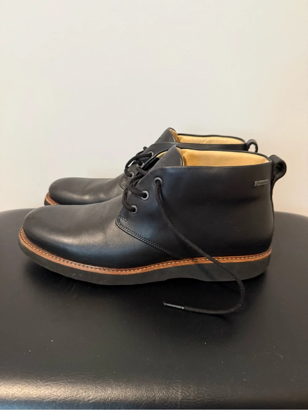 Samuel Hubbard Men's Black Leather Chukka Boots